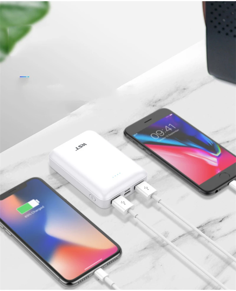 Супер Мини банк питания 10000 мАч портативный внешний аккумулятор для iPhone 6 7 8 Xiaomi samsung huawei зарядное устройство для мобильного телефона