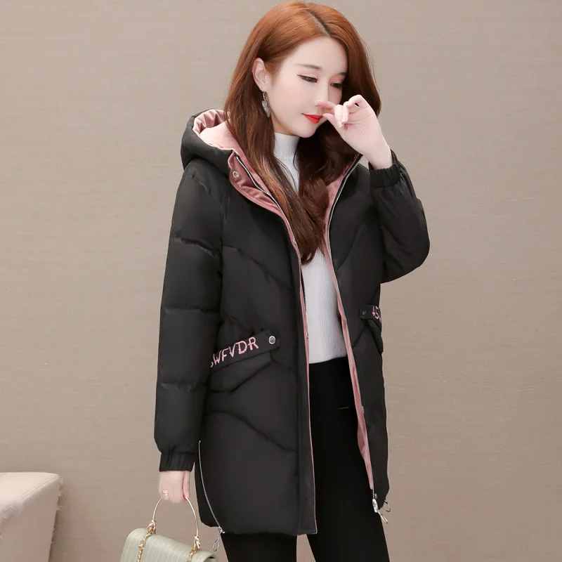 

Cotton-padded Clothes Women's 2019 Slimming Korean-style Cotton Coat Winter New Style Short-height Fashion down Coat Cotton-padd