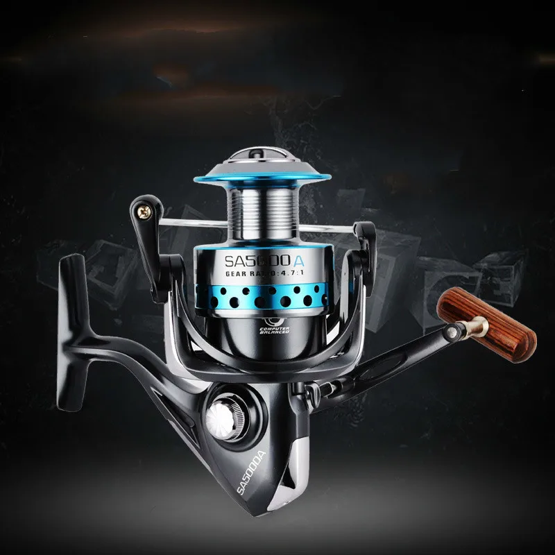 

Spinning Reel 4.7:1/5.2:1 Metal10+1BB SA1000-6000 Series Reel Right/left Hand Metal Reel Squid Fishing Wheel Rotation Reel