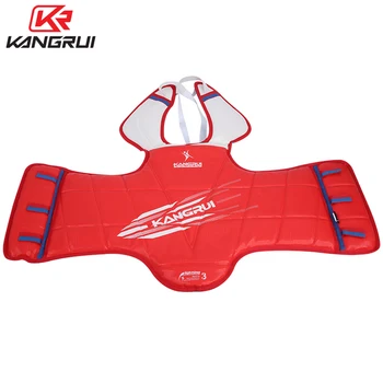 

New Chest Guard Taekwondo Sanda Protector Kick boxing Karate Muay Thai Chestguard Reversible Body Shields Protection