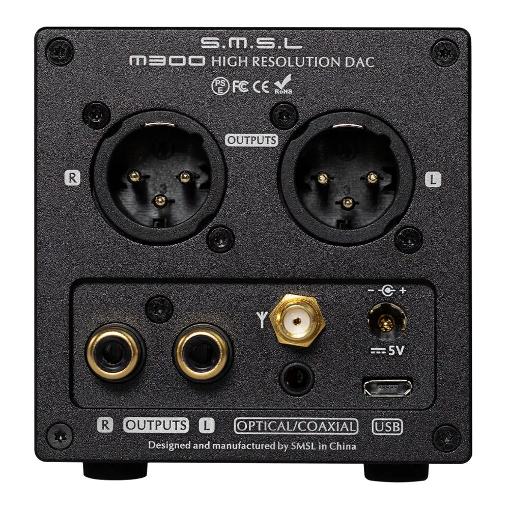 Новая версия SMSL M300 MKII аудио DAC AK4497 встроенный DSD512 PCM768kHz USB оптический коаксиальный