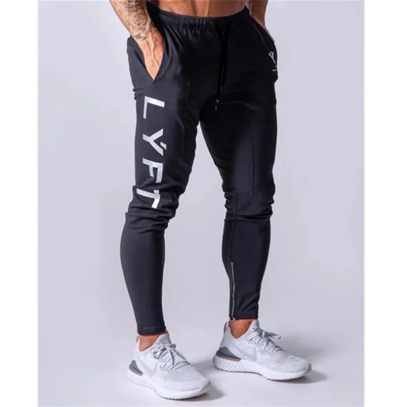 

New Jogging Pants Men Sport Sweatpants Running Pants GYM Pants Men Joggers Cotton Trackpants Slim Fit Pants Bodybuilding Trouser