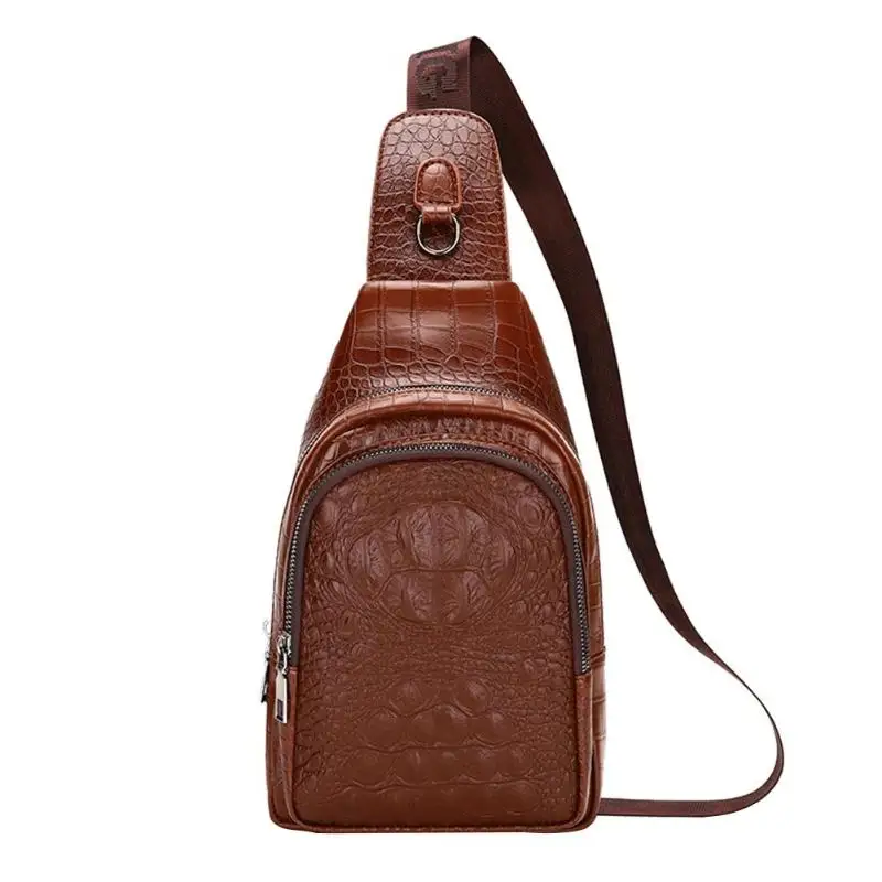 Для мужчин из крокодиловой кожи поясная сумка-кошелек на молнии сумка через плечо функциональный дорожный органайзер мужской слинг поясная сумка - Цвет: Style 3