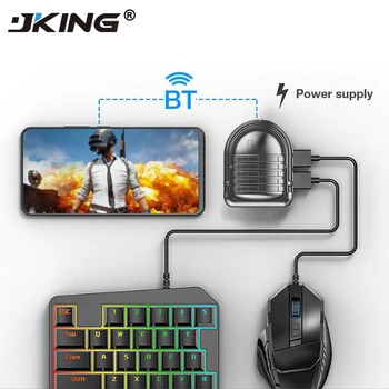 

JKING Gamwing G-MIX 3 Gamepad PUBG Battle Dock PUBG Controller CoD Keyboard Mouse Converter Docking for FPS Games,COD
