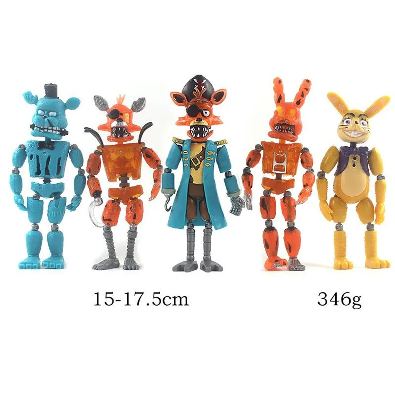 Characters Five Nights Freddys - 6 Pcs/set Anime Figure Action Pvc Model  Toys - Aliexpress