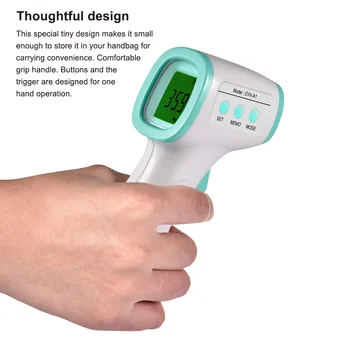 

Ear Forehead Thermometer Digital Fever Measure Tool Infrared Temperature Gauge Instrument Non-contact Temperature Gun termometro