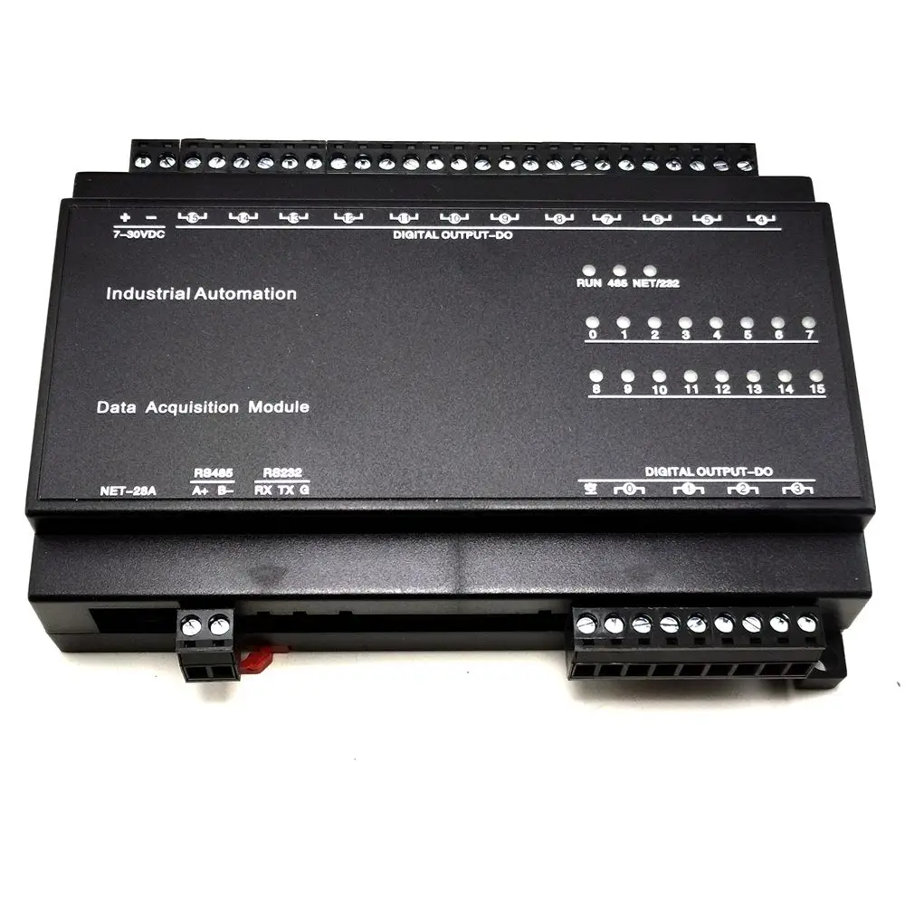 16-channel relay output module Modbus RTU unit 220V 5A contact capacity equipment RS485 | Обустройство дома