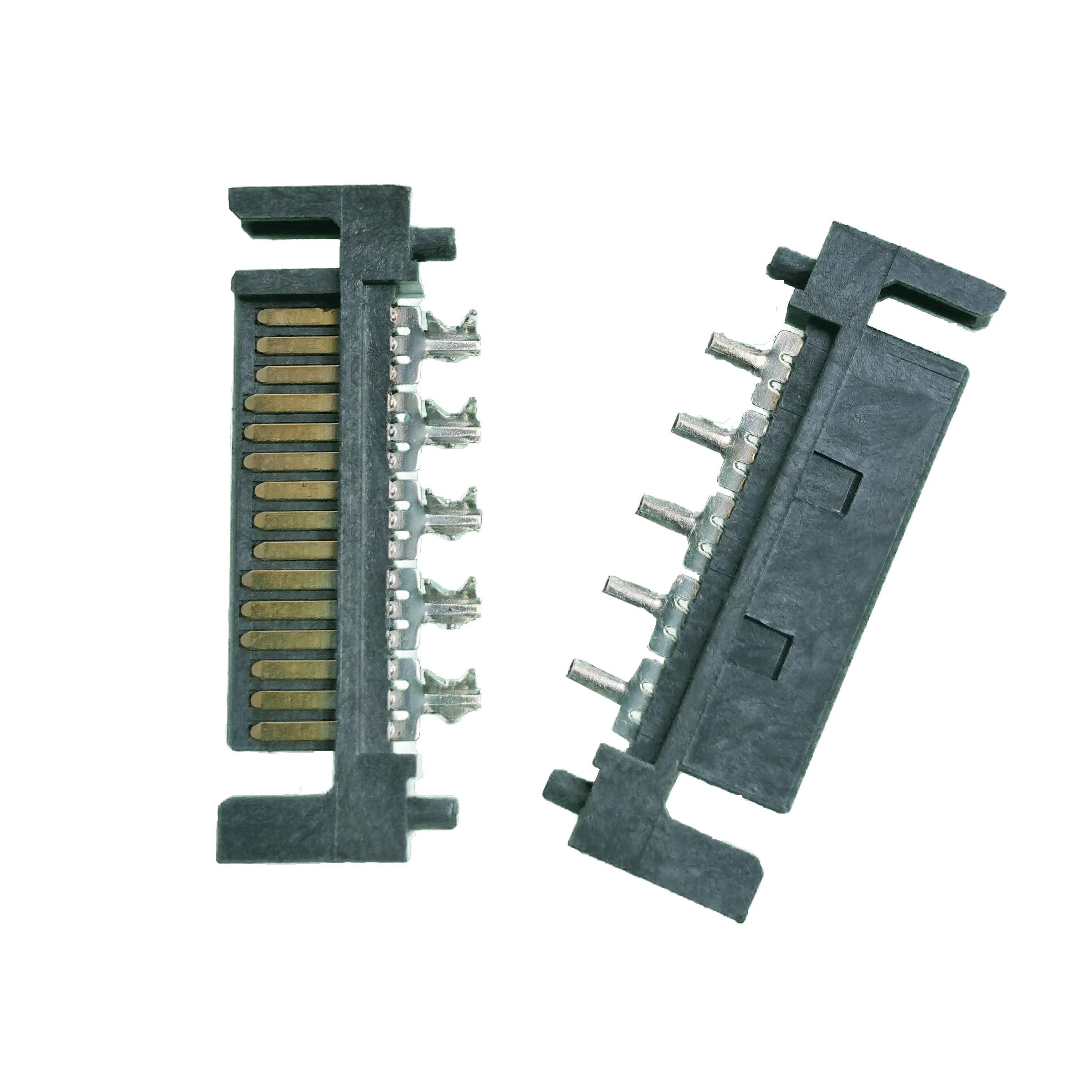 Паяльная штепсельная вилка SATA разъем для ПК компьютера 10 шт./Лот 15pin