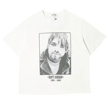 

Women Mens 2020 Band Singer Cobain Print T-Shirts Harajuku Hiphop Streetwear Tee Men Casual Tshirts Summer Fashion Tops Tees