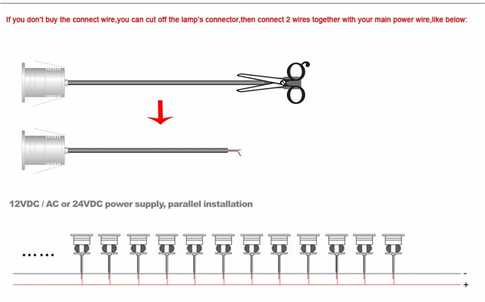 LED Underground Light,  Outdoor Landscape Lighting,  Recessed Spot Light Kit,  IP67 3W 12V Patio Pavers LED Floor Deck Stair Lamp D (2)