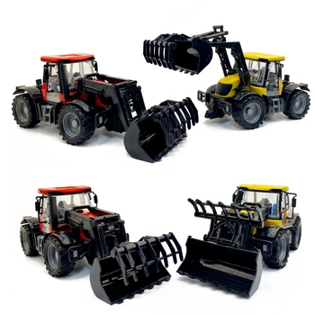 

1: 30 High Inertia Simulation Vehicle Excavates Tractor Toy Car Children's Boy Toy Car Collection Reality Model Gifts