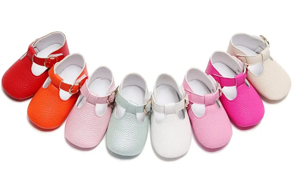 0-18M Baby Girls Soft Sole Moccasins Solid Shoes Infant Toddler Crib baby Footwear First Walker Prewalker Ballet Shoes