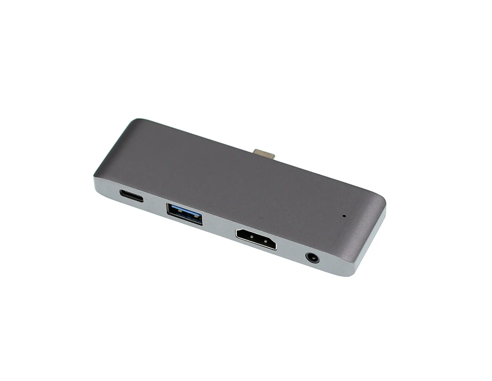 Pingle USB 3,1 тип-c к USB3.0 концентратор HDMI 3,5 мм аудио PD Зарядка 4 в 1 ноутбук док-станция для Macbook Air Pro