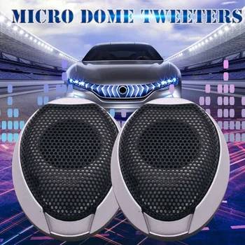 

2 Pcs 12V 1000W Car Dome Tweeters Car Universally Audio Music Vehicle Speaker Automobile Horn Loudspeaker Stereo Treble Speakers