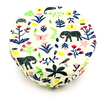 

3Pcs Beeswax Wrap Fresh Cloth Organic Home Storage Product Cotton Material Printing Beeswax Fresh Cloth