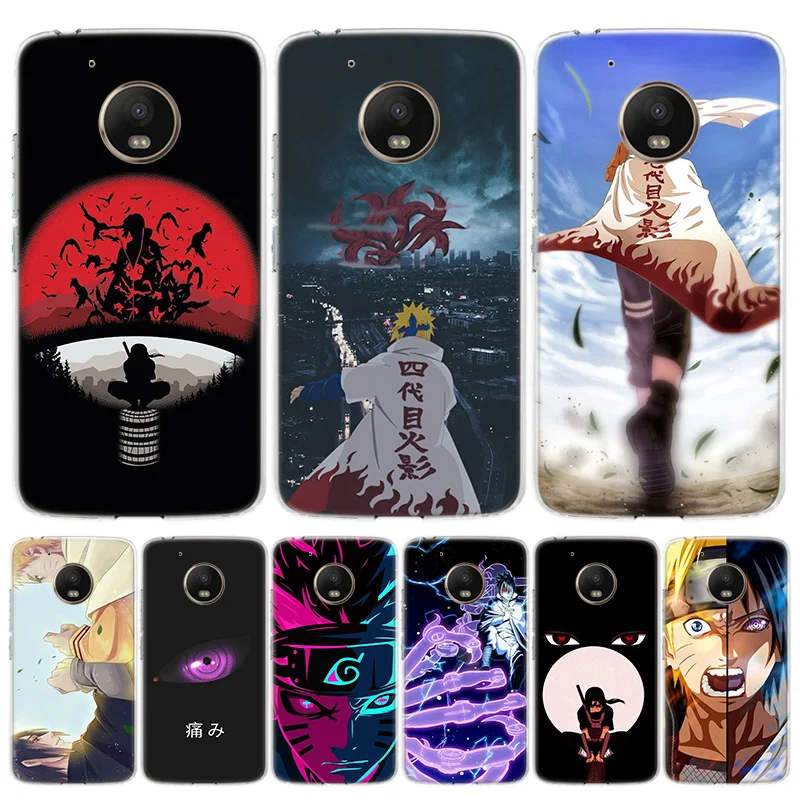 

Anime Naruto Cover Phone Case For Motorola Moto G7 G6 G5S G5 E4 Plus G4 E5 Play Power EU Gift Fit Patterned Coque