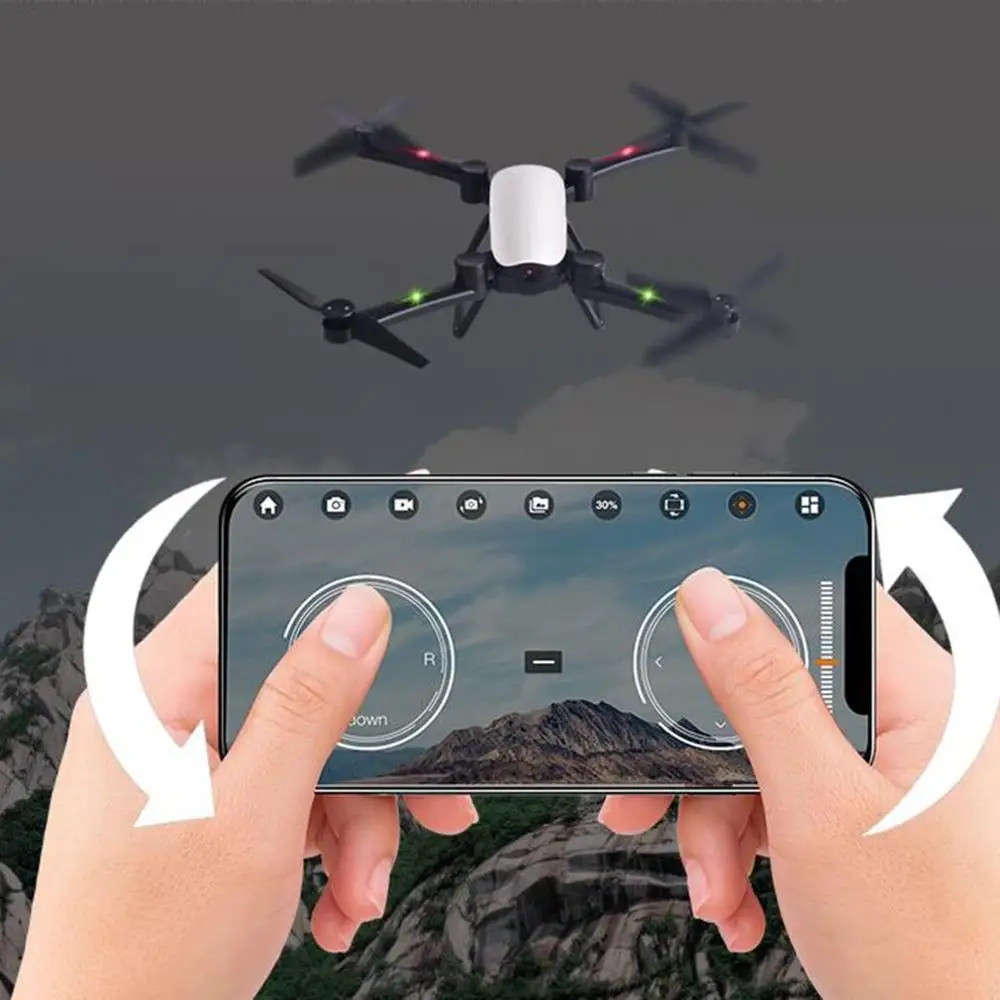 X9Tw Радиоуправляемый Дрон 1080P камера складной wi-fi-квадрокоптер вертолет четырехосный самолет Hd передача изображения