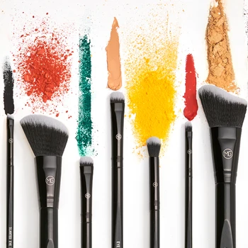 

Miss Gorgeous 5pcs Makeup Brushes Set Black Cosmetic Powder Eye Shadow Eyebrow Blusher Lip Brush Beauty Make Up Tools Maquillaje