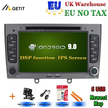

Android 9 Car DVD Player Stereo for peugeot 408 308 308SW with Radio WiFi Bluetooth GPS