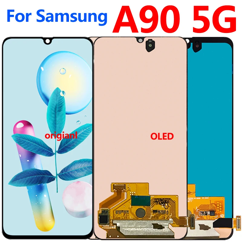 Оригинальный 6 7 ''Super AMOLED для SAMSUNG Galaxy A90 5G ЖК дисплей с сенсорным экраном