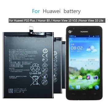 

Phone Battery For Huawei P10 Plus / Honor 8X / Honor View 10 V10 /Honor View 10 Lite Replacement Battery 3650mAh HB386589ECW