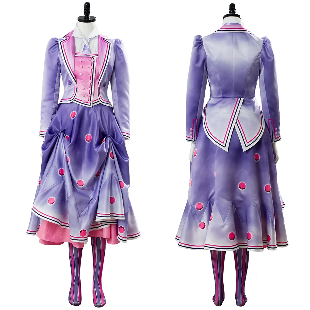 

2018 Mary Poppins Returns 2 Cosplay Jane Banks A Cover Is Not The Book Cosplay Costume Hand Panted Dress