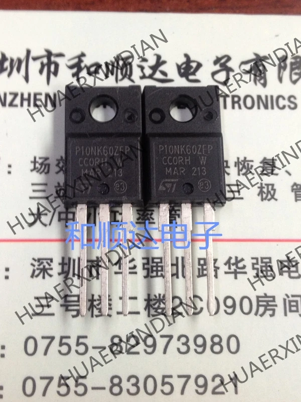 10 шт./лот и STP10NK60ZFP TO-220F 600V 10A