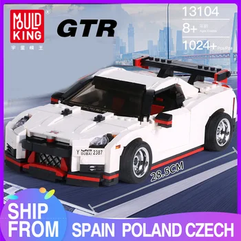 

Mould King Creative series Technic Nismo Nissan GTR R35 Speed Racing Sport Car Model Building Blocks Bricks with 13104 Kids Toys
