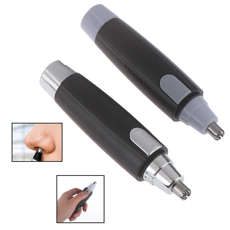 1Set Household Nose Ear Trimmer Neck Hair Eyebrow Shaver Groomer Face Removal Pen Nose Ear Hair Trimmer Shaver Clipper Cleaner