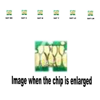 

6pack 1B+1C+1M+1Y+1LC+1LM SATBK SATC SATM SATY SATLC SATLM for Epson Compatible ink cartridge disposable chip EP-712A 812A