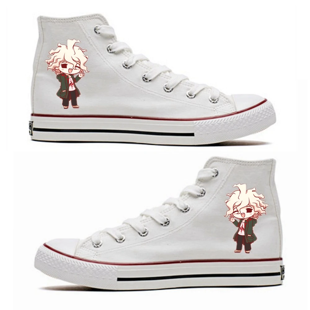 Тканевая обувь для костюмированной вечеринки Danganronpa Komaeda Nagito; женская и Мужская Спортивная обувь для подростков; Повседневная Уличная обувь для путешествий