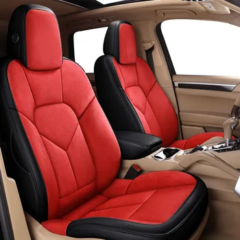

kokololee Custom Leather car seat cover set For Jaguar XJ XF XE E-PACE XFL XEL Automobiles Seat Covers cars seats protector