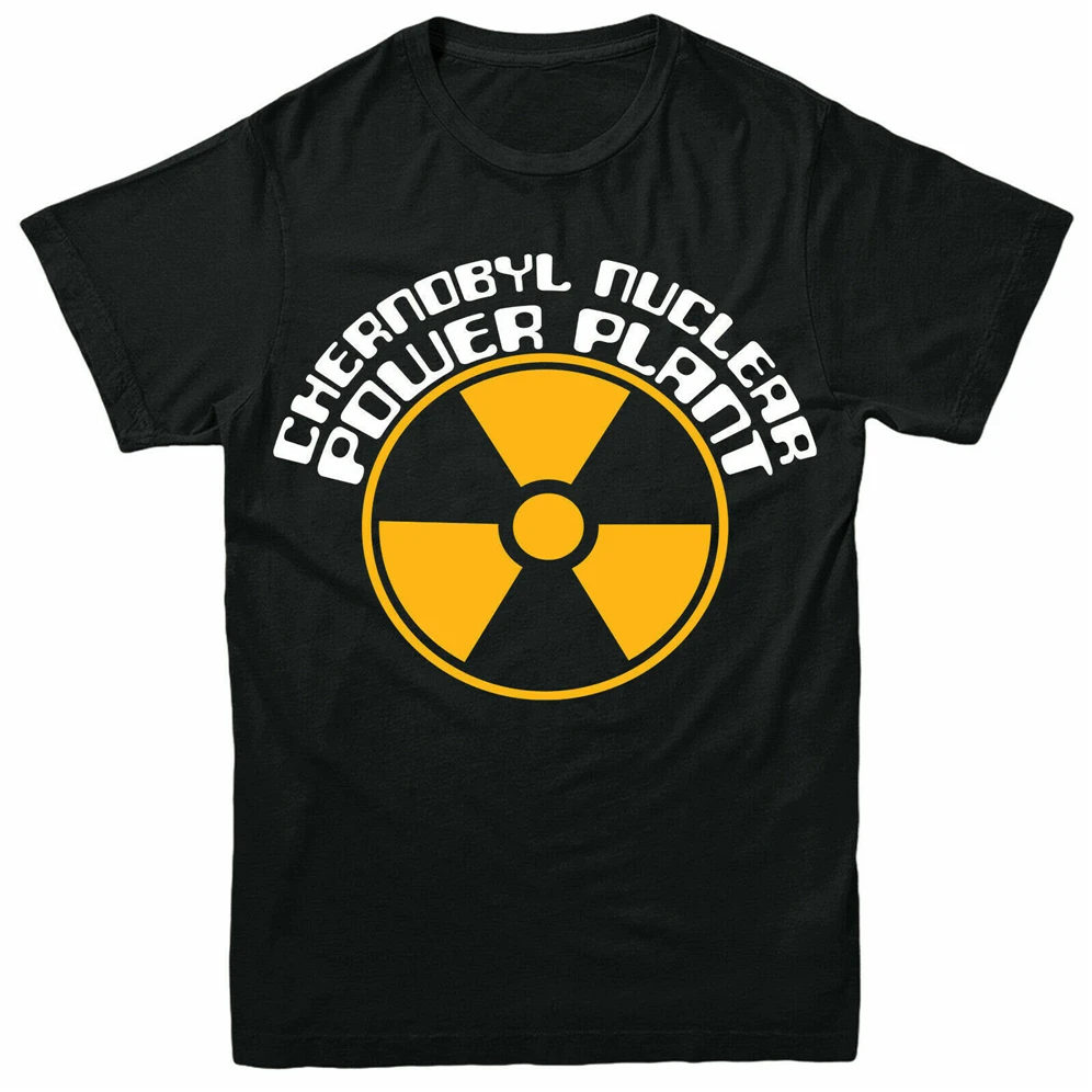 Chernobyl Nuclear Hazard Symbol T-Shirt Accident Adult &amp Kids Tee Top Summer O Neck Tops Shirt |