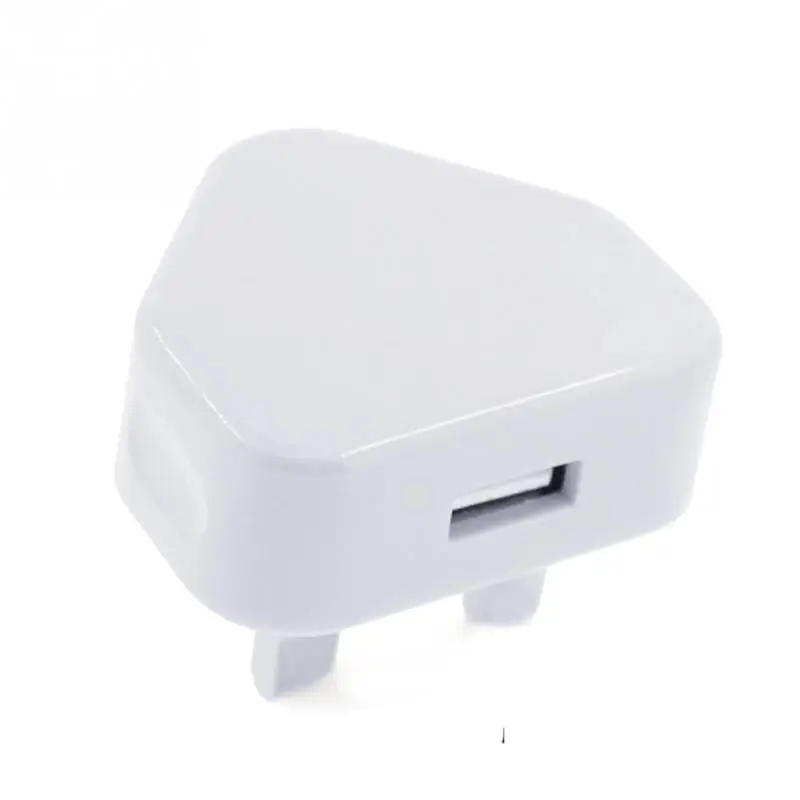 

UK Plug Mains Wall 3 Pin USB Power Adaptor Charger For Mobile Cell Phone