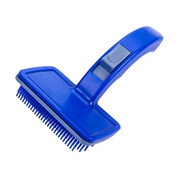 

Pet Dog Cat Grooming Self Cleaning Slicker Brush Comb Shedding Tool Hair Comb BJStore