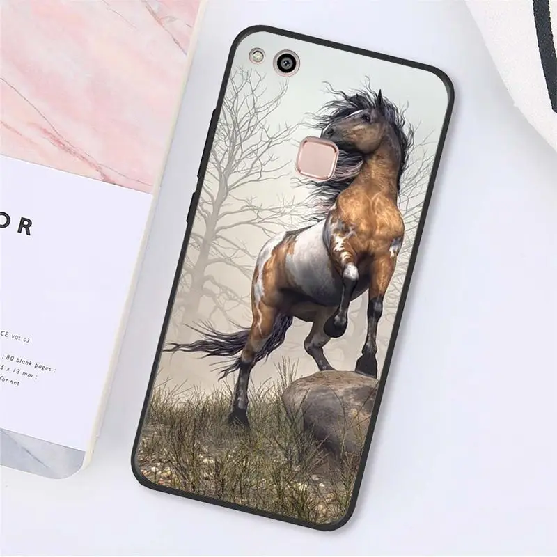 A12 MaiYaCa с аппликацией в виде животного, лошади, чехол для телефона для huawei Y9 Y7 Y6 II Y5 II Y7 Prime - Цвет: A12