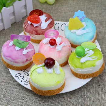 

2020 New 6x Realistic Artificial Fake Cake Model Photography Props Home Shop Food Kitchen