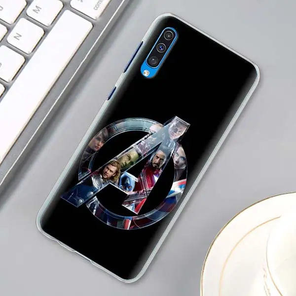 Марвел Супергерои из “Мстителей” телефонные чехлы для samsung Galaxy A10 A20e A30 A40 A50s A60 A70 A80 A6 A7 A8 A9 в твердом переплете - Цвет: H10