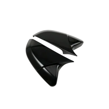 

For Tesla Model 3 2016-2020 ABS Car Side Door Rearview Mirror Protect Frame Cover Trim M4 Style Gloss Black Rear Mirror Cover