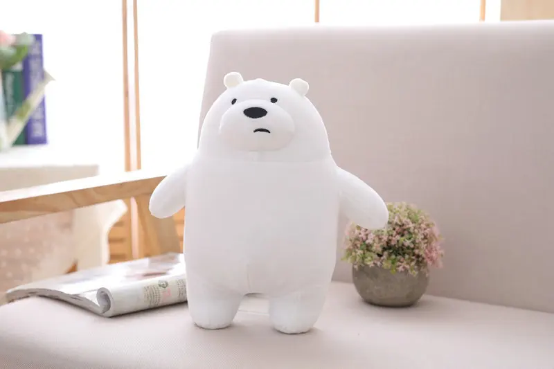 50 см Kawaii Мы Голые Медведи аниме плюшевая игрушка мультяшный медведь набивной гризли серый белый медведь панда кукла животных дети любят подарок на день рождения