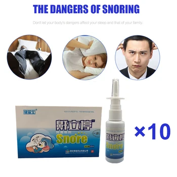 

10PCS Anti Snore Spray Stop Snoring Anti Snore Antibacterial Nasal Spray Improve Sleep Quality Good Shleeping