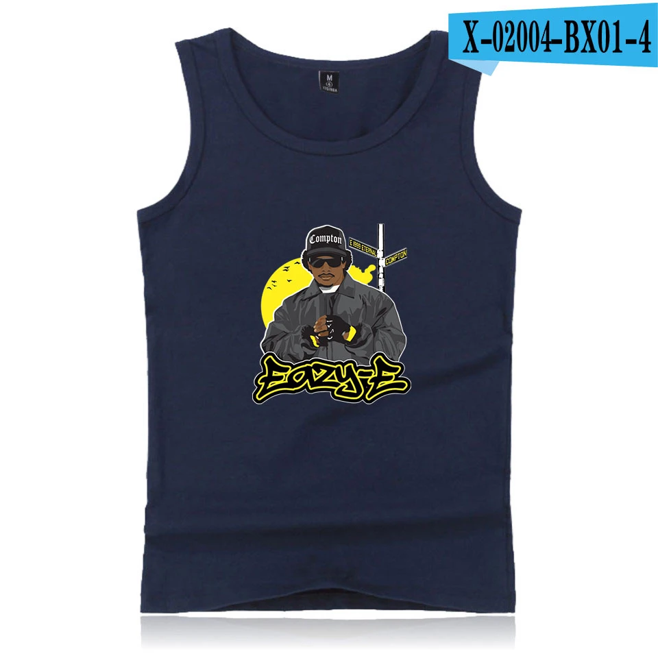 Eazy-E модный хипстерский Повседневный удобный популярный летний топ на бретелях Eazy-E с круглым вырезом, летняя уличная одежда без рукавов для мужчин и женщин - Цвет: L