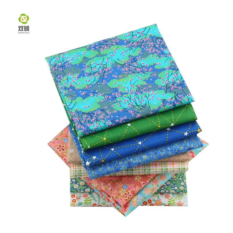ShuanShuo Cotton Twill Fabric Patchwork Tissue Cloth Of Handmade DIY Quilting Sewing Baby&Children Sheets Dress 40*50cm