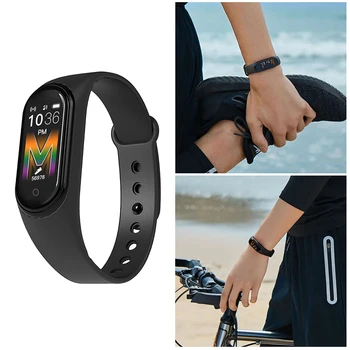 

M5 Smart Band 0.96 inch Color Screen Smart Bracelet Heart Rate Blood Pressure Monitor Remote Shutter AI Sport Fitness Tracker
