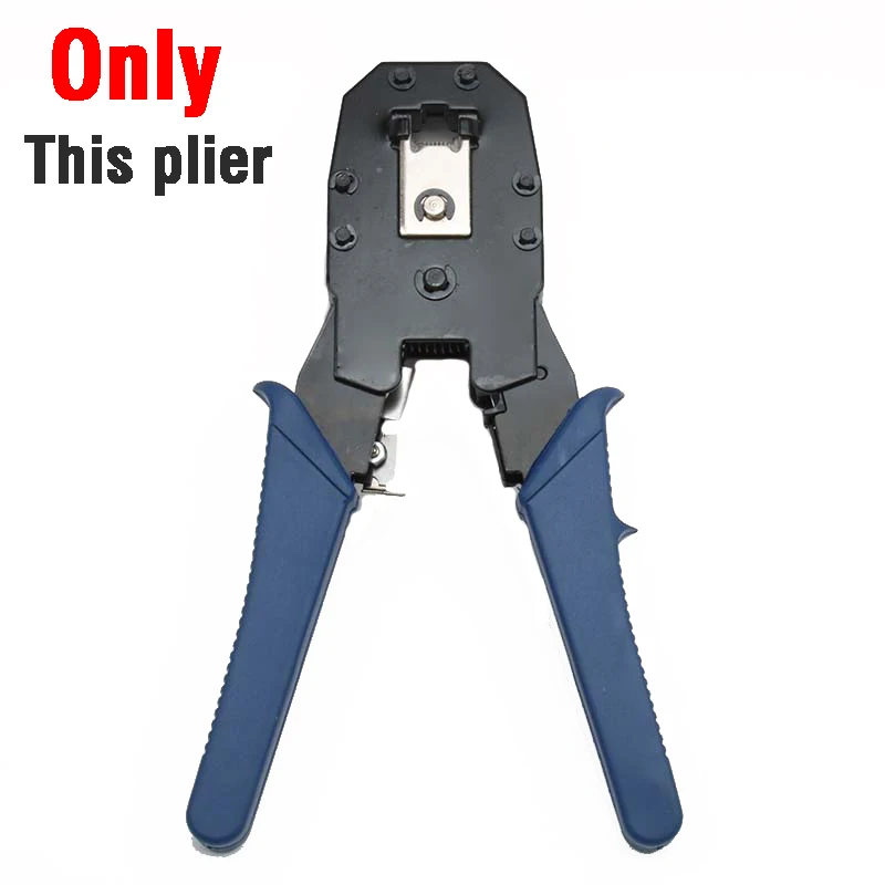 plier Сеть Ethernet кабельный тестер RJ45 комплект RJ45 обжимной инструмент для обжима удар вниз RJ11 Cat5 Cat6 детектор провода 8P8C RJ45 - Цвет: plier