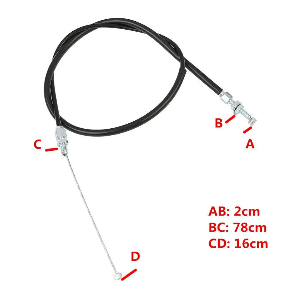 Motorcycle Black Throttle 'Pull' Cable For Honda CRF150R 2007 17910 KSE