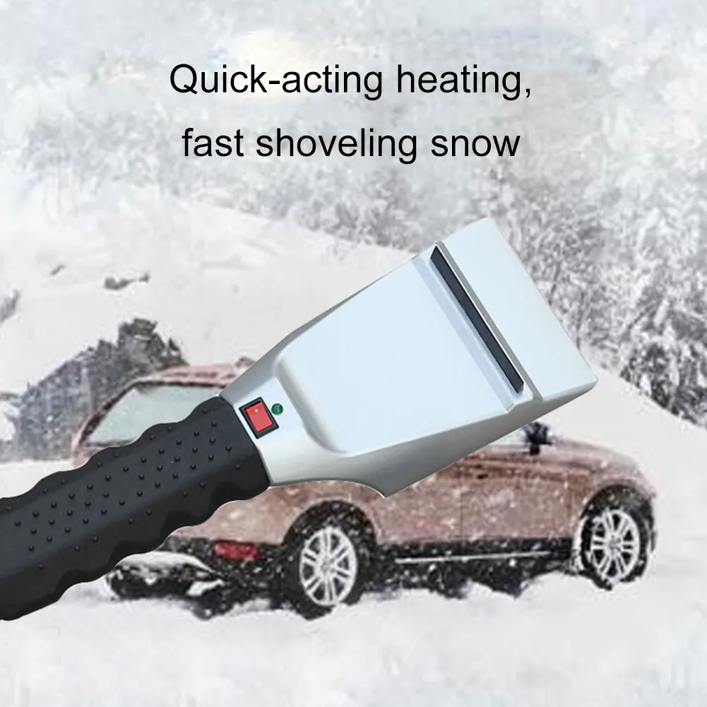 12V Электрический Подогрев скребок удаление снега автомобиль грузовик лобовое стекло инструмент размораживания F-Best