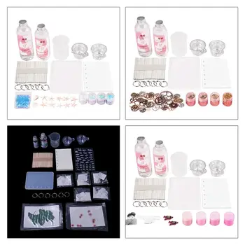 

1 Set Crystal Epoxy Resin Mold Notebook Casting Silicone Mould Craft Making Tool N58F