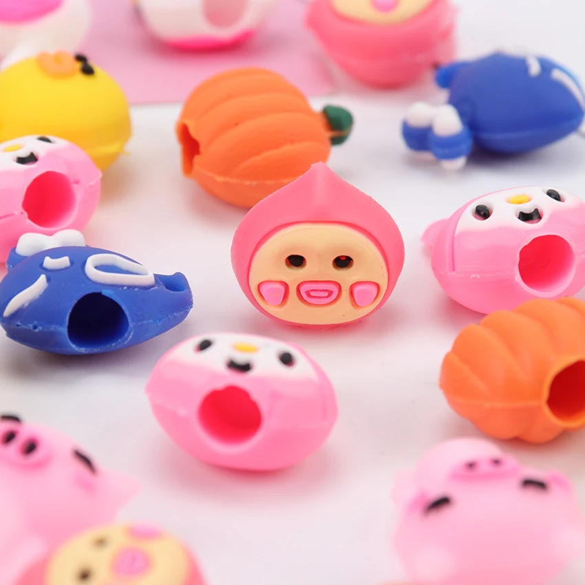 5 шт. упаковка мини несколько стилей карандаш крышка Kawaii ребенок обучения