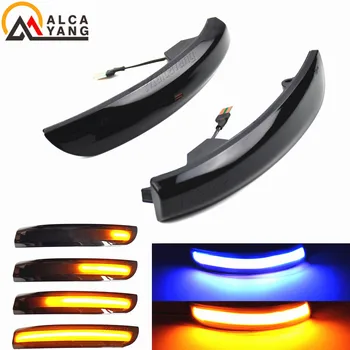 

Flowing Water Blinker LED Dynamic Bicolor Turn Signal Light For Ford Kuga Escape EcoSport 2013-18 Side Mirror Flashing Indicator